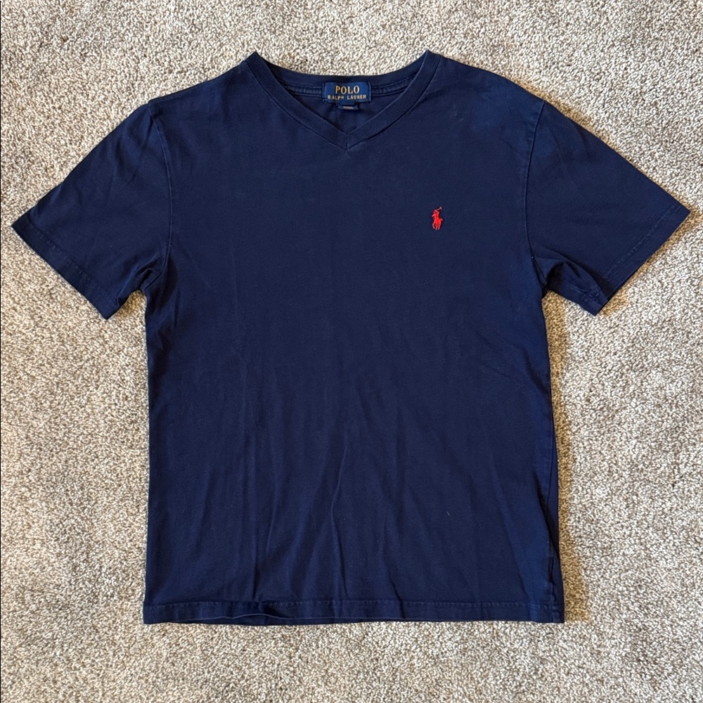 Polo by Ralph Lauren Men's Dark Blue Tee
